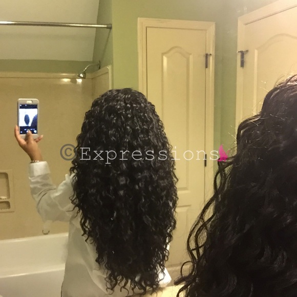 Long Curly Lace Front Wig - Picture 4 of 8